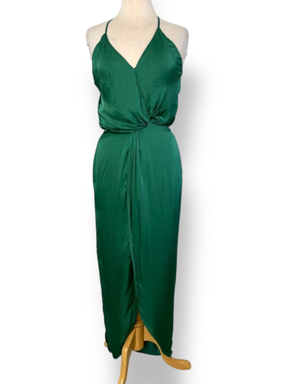 YFB Young Fabulous & Broke Siren Slip Dress Emerald Green Sz XS